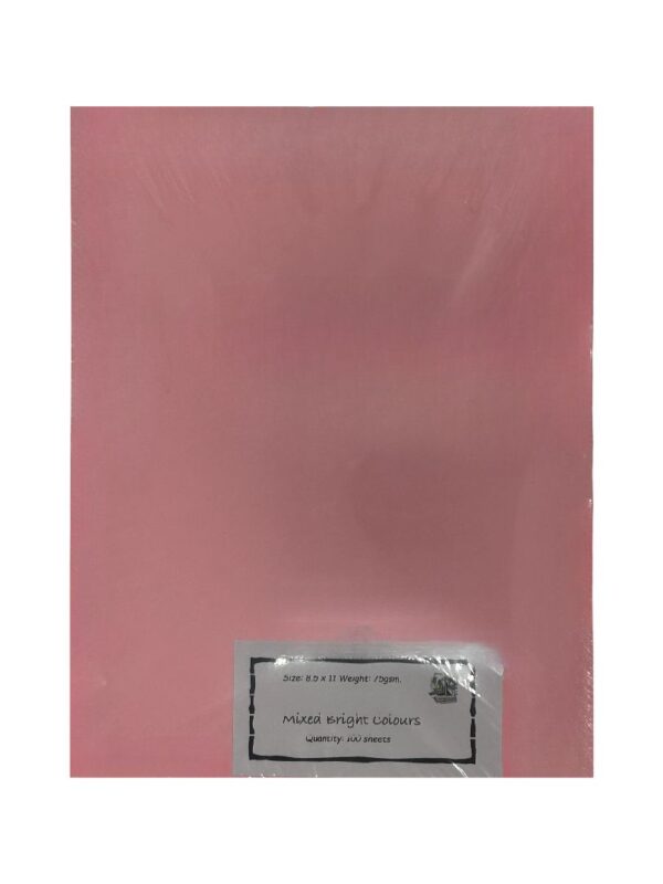 BW Mix Bright 4 Cols 75g 8 1/2  X 11 Pk/100