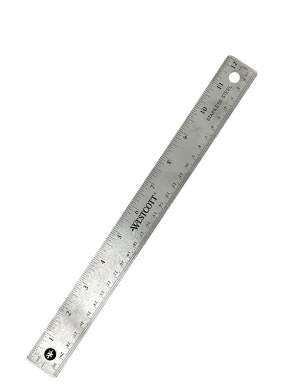 ACM Stainless Steel Ruler 12"