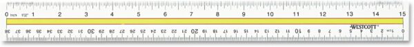 Acme Westcott Data  Highlight Ruler 15"