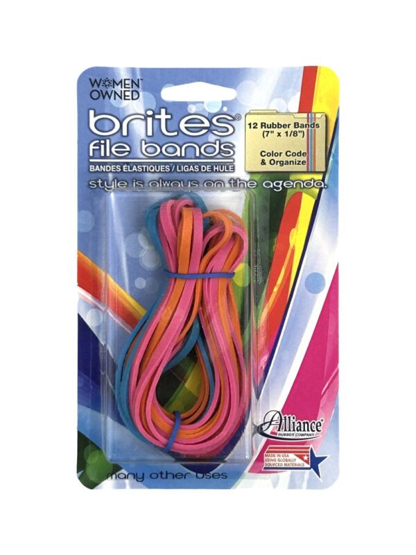 Alliance Brites Rubber Band 7x1/8 Pk 12