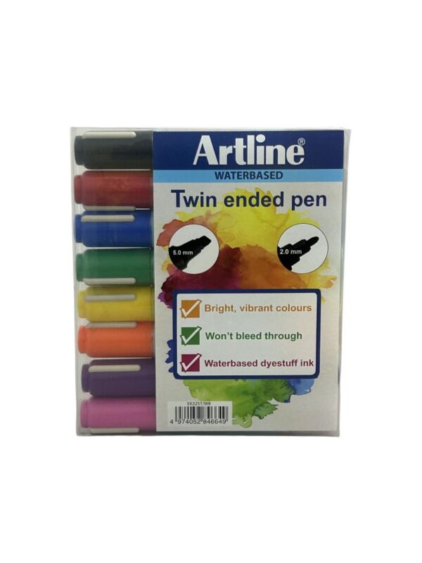 Artline Flip Chart Twin End Markers Assorted