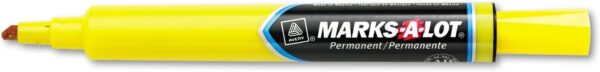 Avery Marks A Lot Permanent Marker Yellow
