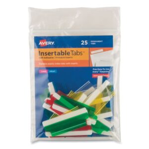 Avery Tab Indexes 2" Ast Colors #S200