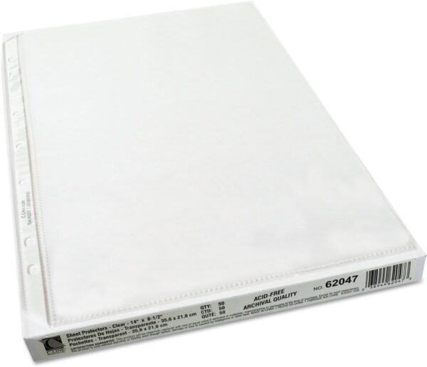 C Line Sheet Protector T/Load 8 1/2 x 14