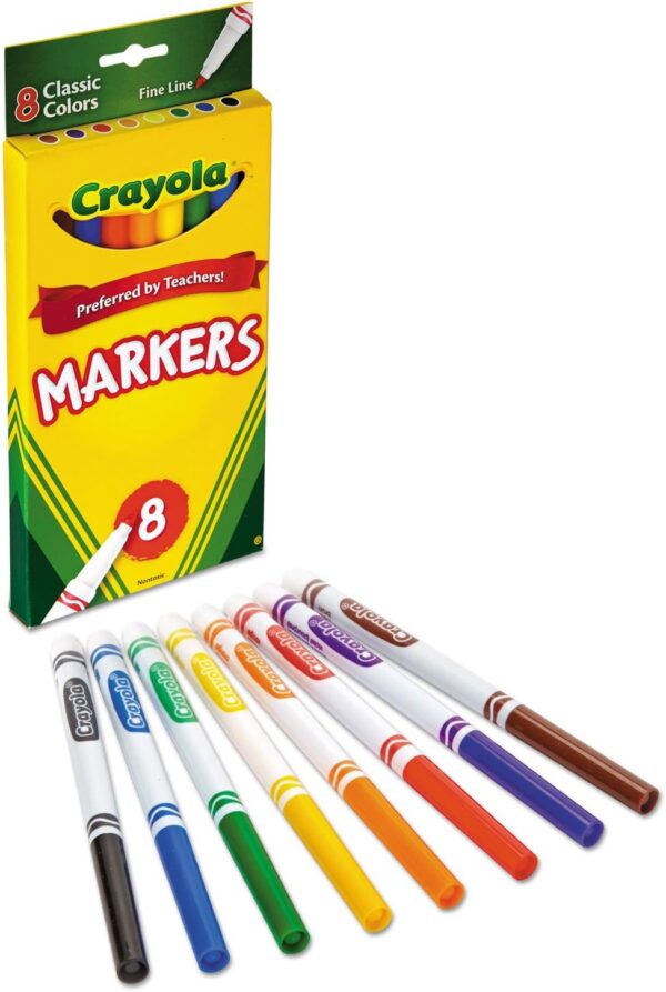 Crayola Marker Fine Pk/8