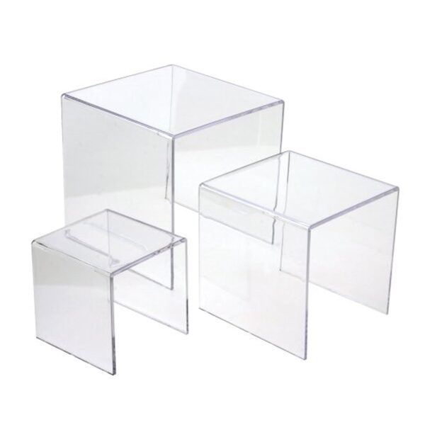 Deflecto Display Square Risers