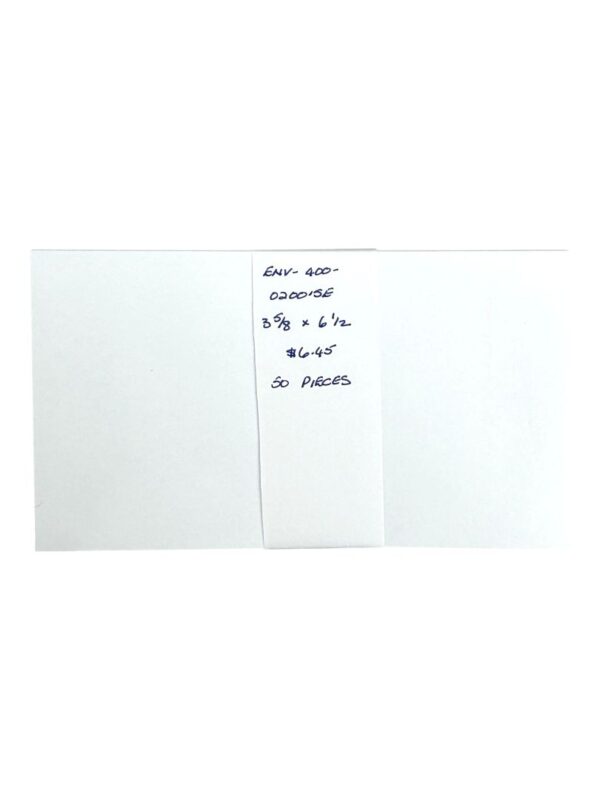 White Envelope 90g 92x165 (3.62x6.5)