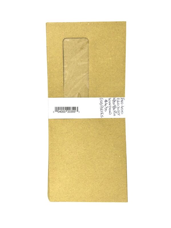 Manilla Envelope Window (4.13x9.45) P S