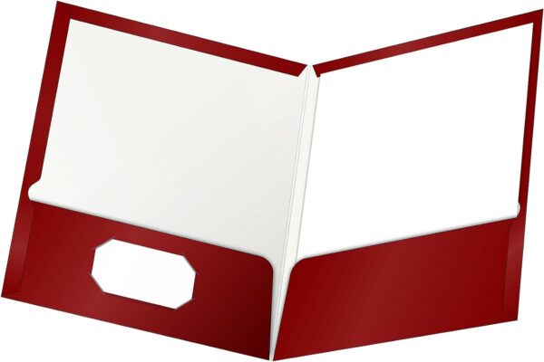 Oxford Twin Pocket Lam Folder 8.5x11 Mar
