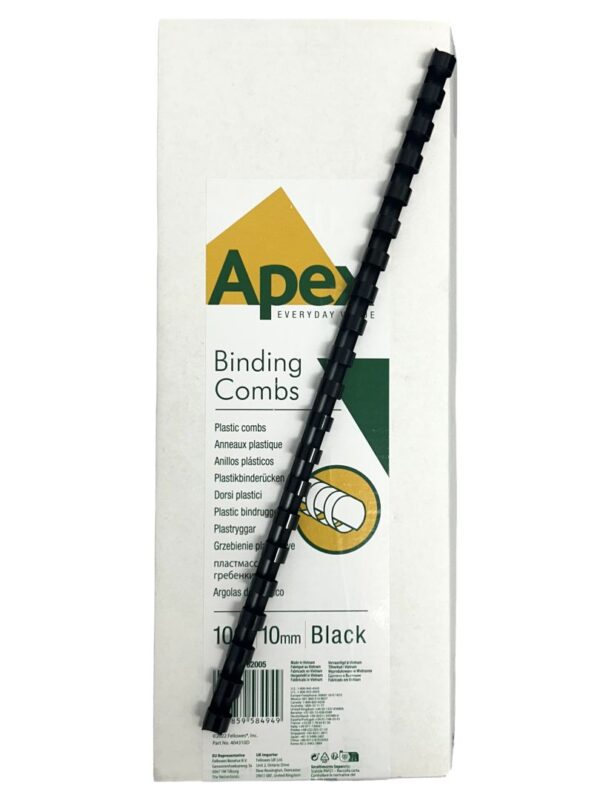 Fellowes Binding Comb 10mm A4 Black