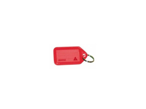 Kevron Plastic Key Tags Red