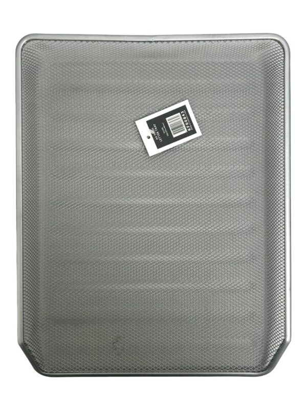 Q Connect Mesh Letter Tray Silver