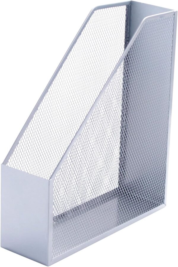 Q Connect Mesh Magazine File Silver