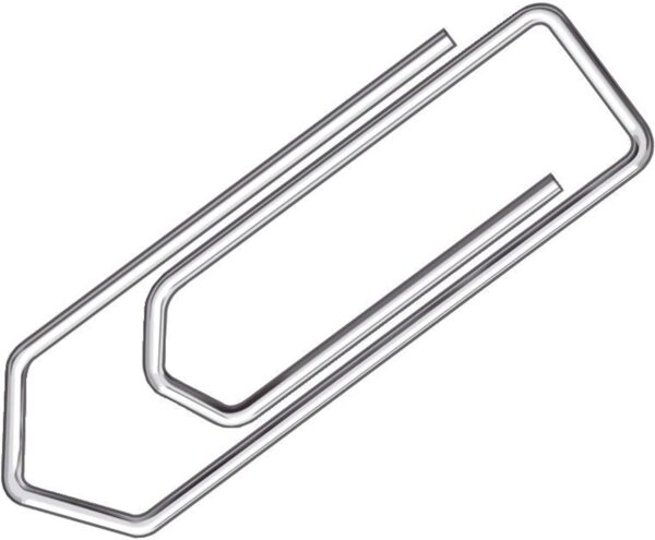 Q Connect No Tear Paper Clips Large Silver