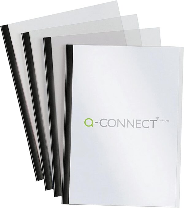 Q Connect Slide Binder Cover Set A4 Blk