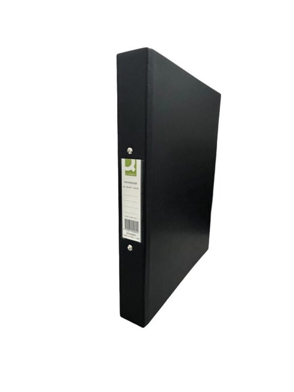 Q Connect 2 Ring Binder A4 Black