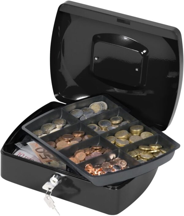 Q Connect Cash Box 10" Black
