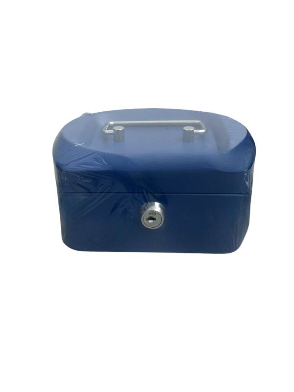 Q Connect Cash Box 6" Blue