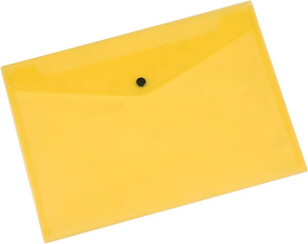 Q Connect Plastic Document Folder A4 Yel
