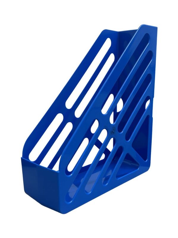 Q Connect Plastic Magazine Rack Blue