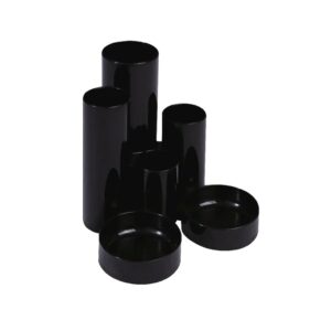 Q Connect Plastic Desk Tidy Black
