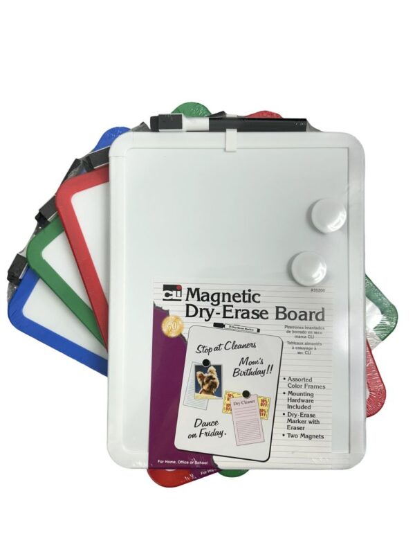 CLI White Dry Erase Board Magnet 8.5x11