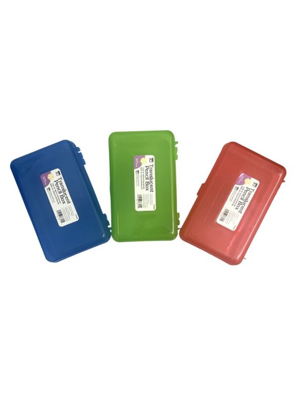 Charles Leonard Pencil Box Translucent