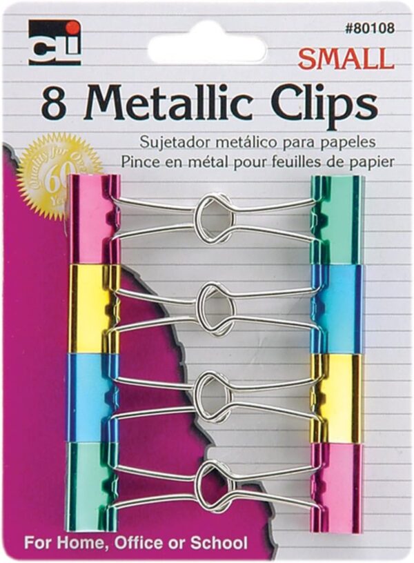 CLI Binder Clip Metallic Small