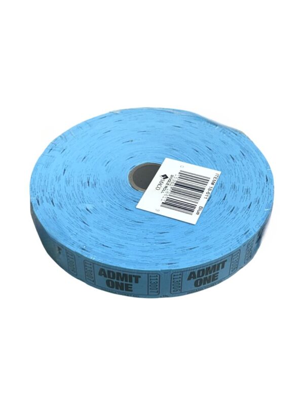 Maco Single Roll Tickets - Admit One Blu