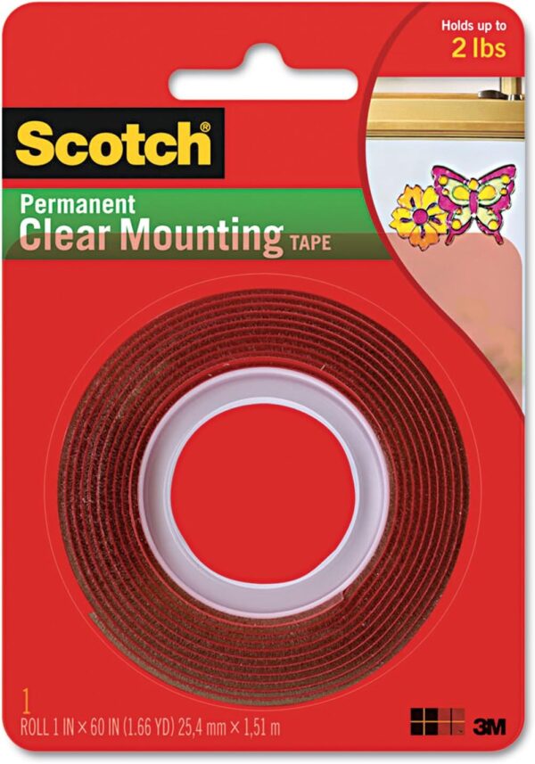 Scotch Mounting Tape Clear