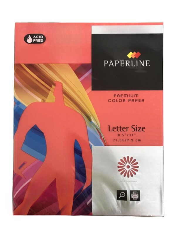 P/line Copy Paper 80g 8 1/2 x 11 Red