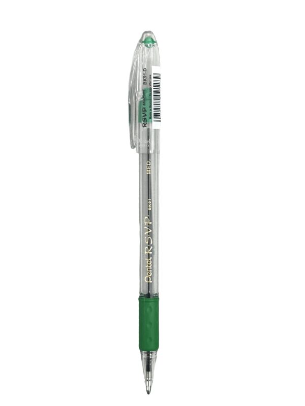 Pentel R S V P Ballpoint Pen Green Medium
