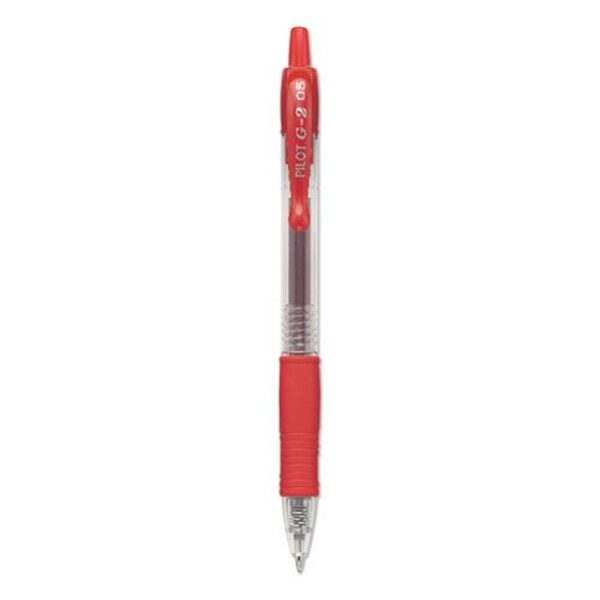 Pilot G2 Gel Rtr Pen Red X'Fine 05