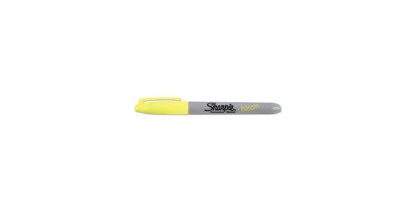 Sharpie Marker Neon Yellow Fine