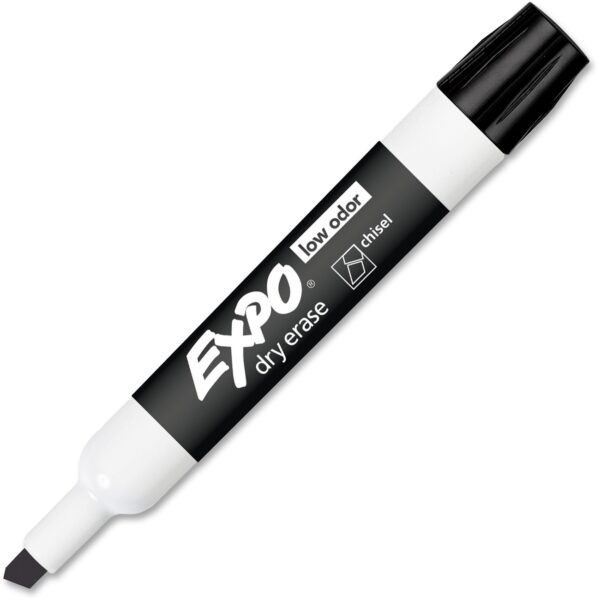 Expo Dry Erase Marker L/Odor Black