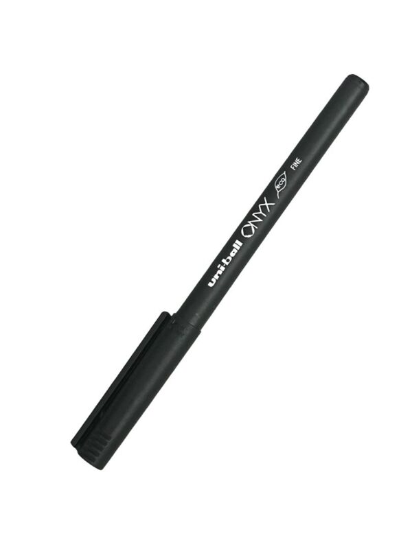 Uni-Ball Onyx Roller Ball Pen Black Fine