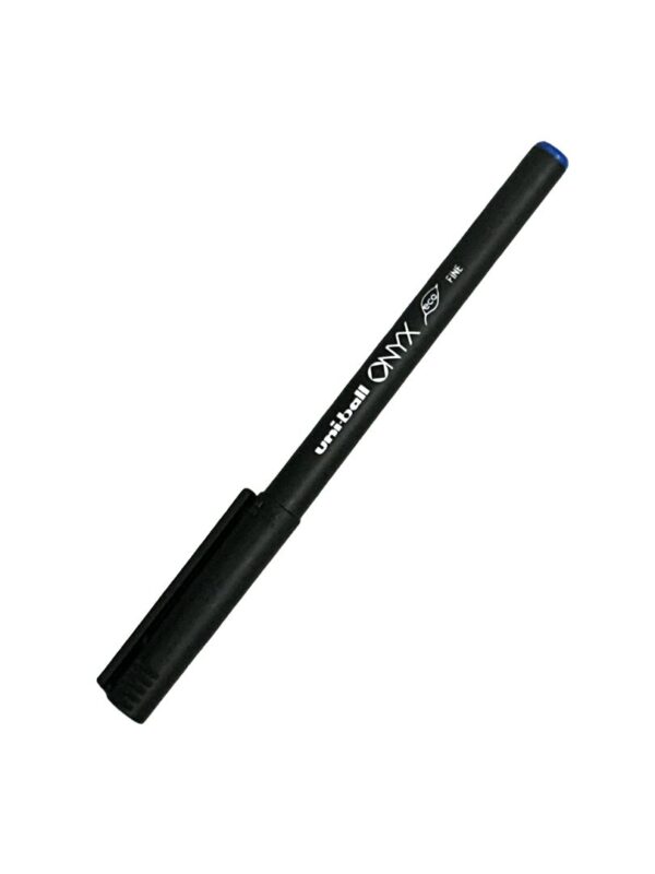 Uni-Ball Onyx Roller Ball Pen Blue Fine