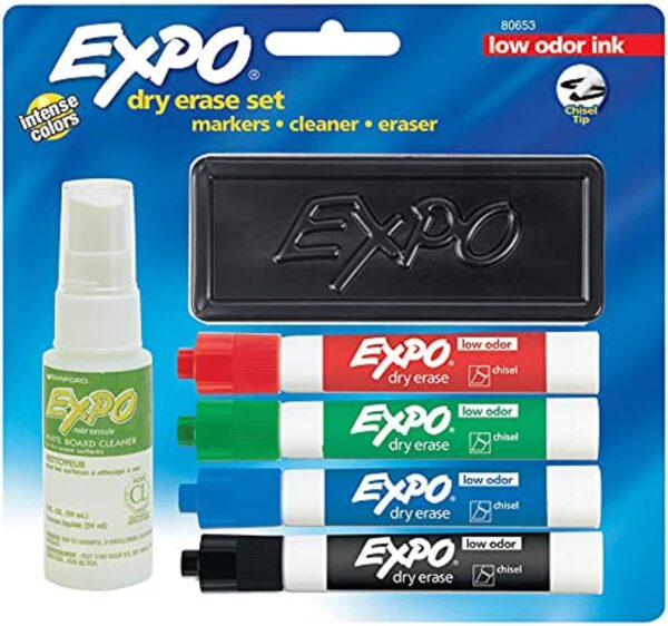 Expo Dry Erase L/Odor Marker Set