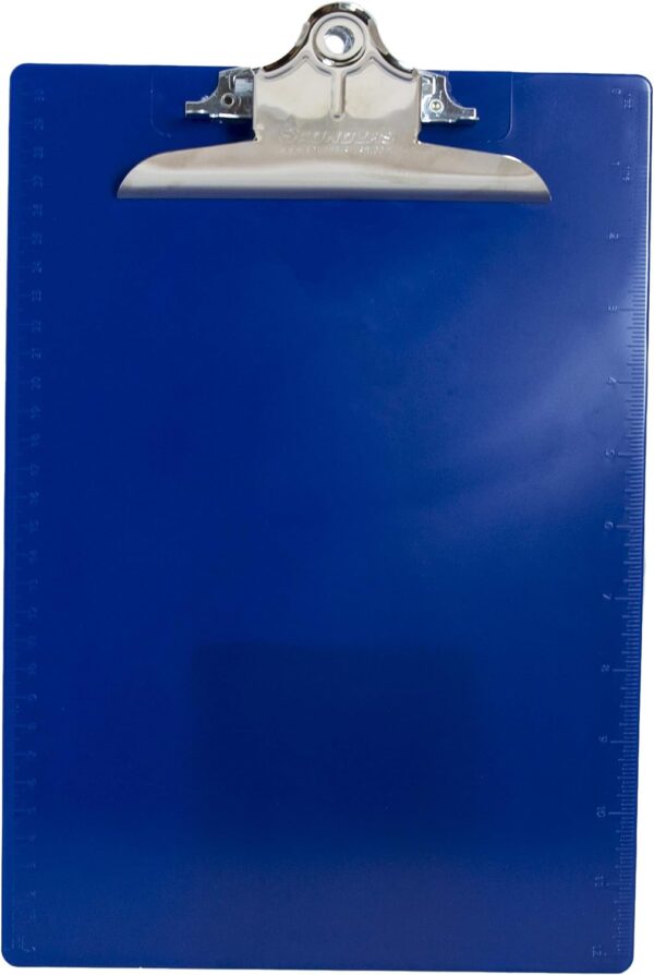 Sau Plastic Clipboard Blue Letter/A4
