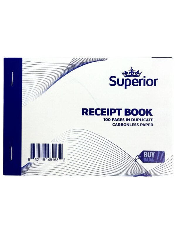 Superior Dup Receipt Book 100's