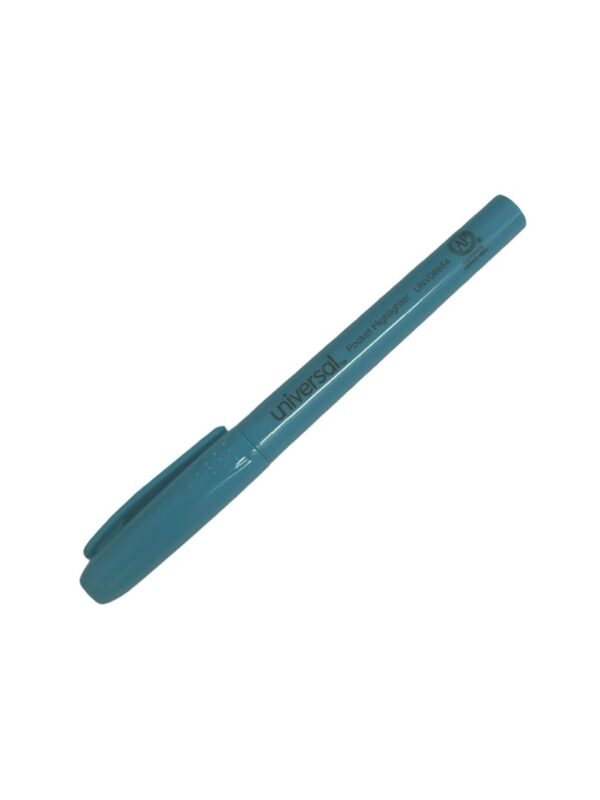 Unv Pocket Highlighter Fl Blue