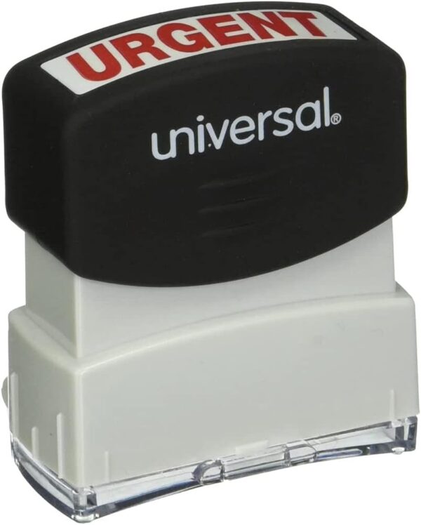 Unv Message Stamp -Urgent Red