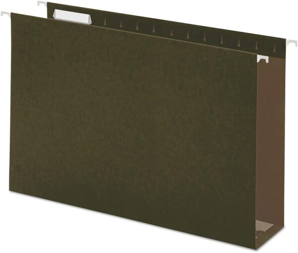 Unv Hanging Folder Box Bottom Legal Size Grn