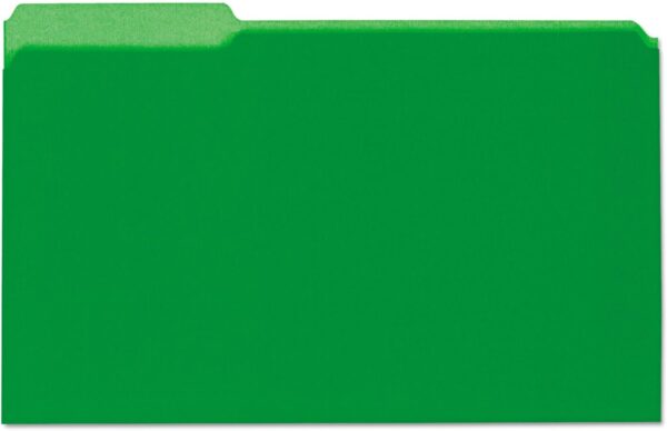 Unv Interior File Folder Legal Green