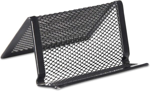 Unv Mesh Business Card Holder Black