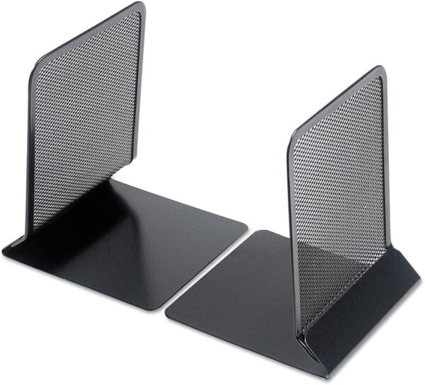 Unv Mesh Book Ends Black