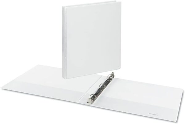 Unv Deluxe 3(O) Ring View Binder 1 Wht