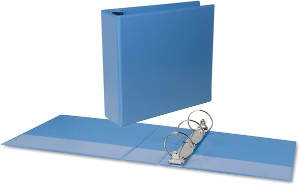 Unv Deluxe 3(O) Ring View Binder 3 Lt Bu