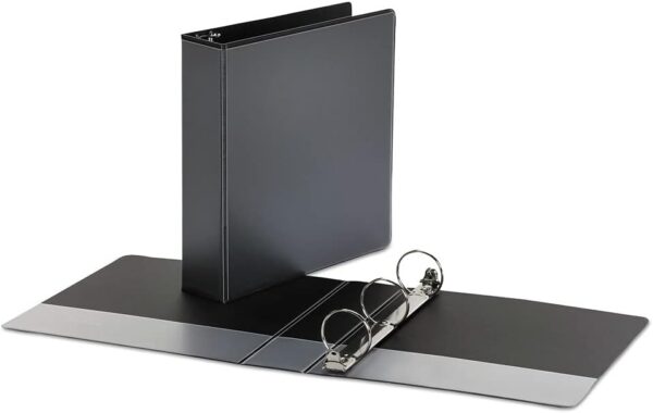 Unv Econ 3(O) Ring View Binder 2 Blk