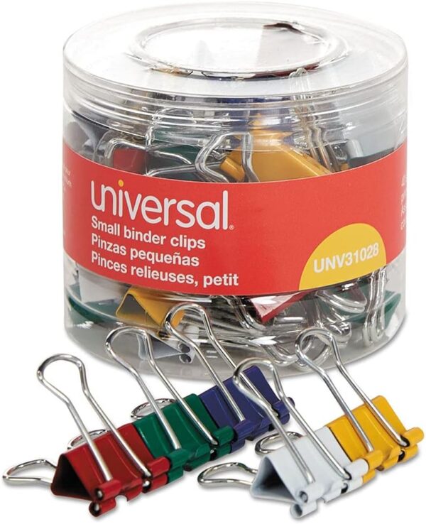 Unv Binder Clips Small Assorted